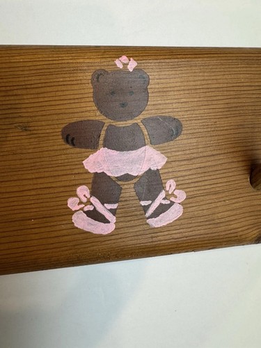 Vtg kids wooden coat - kids,